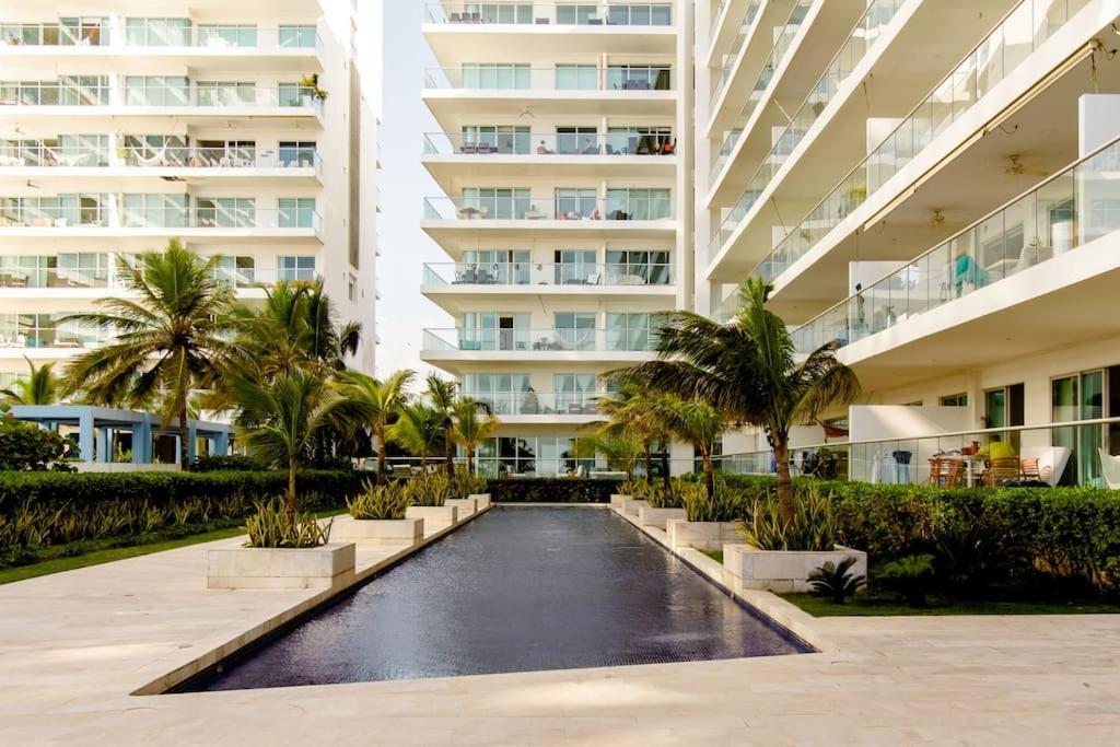 Hermoso Apartamento Con Todas Las Comodidades Acceso Directo A La Playa Morros Epic Sector La Boquilla Cumple Protocolos De Bioseguridad Cartagena Ngoại thất bức ảnh